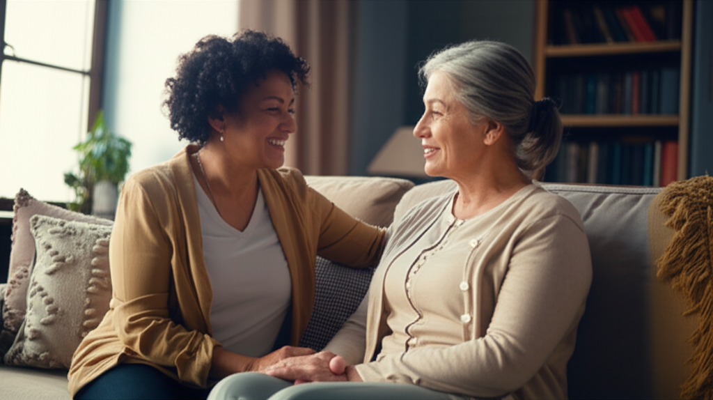 Personal shopper building relationships with clients